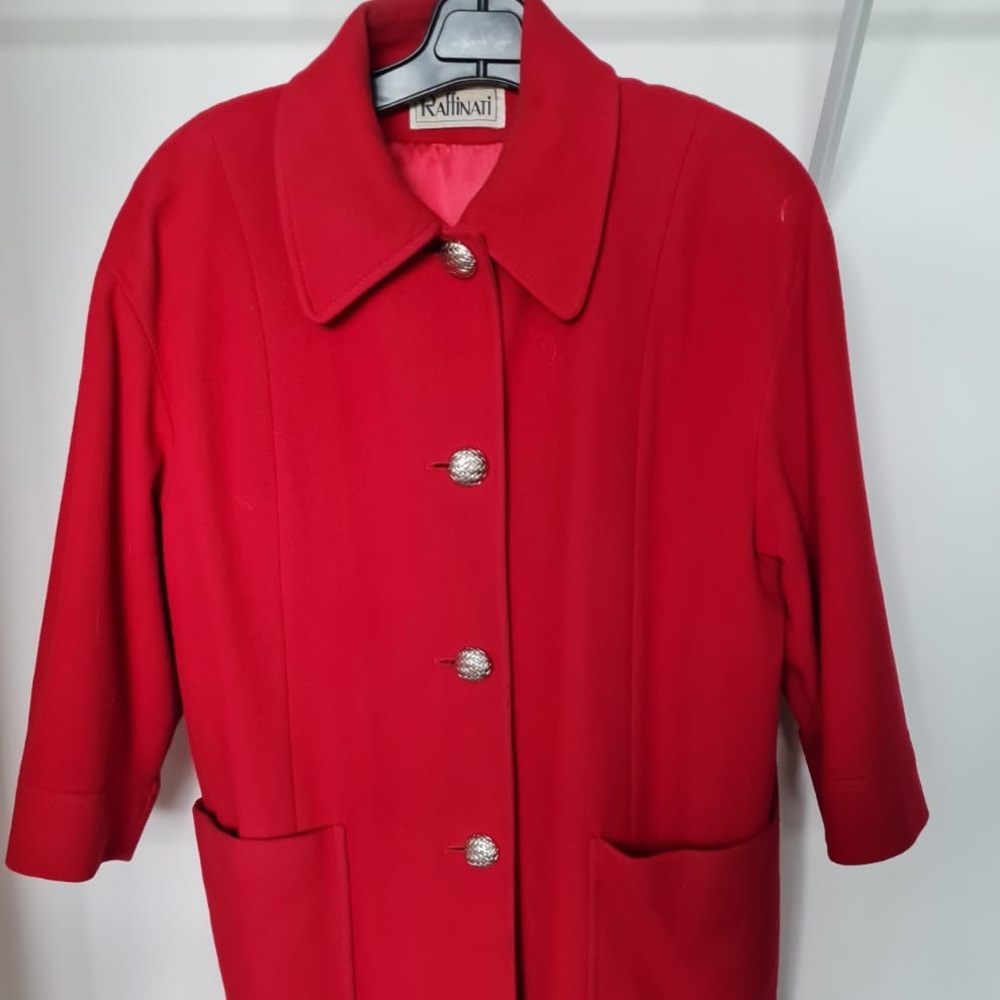 Fire engine red Raffini coat